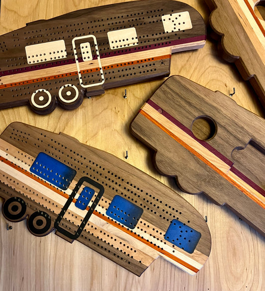 Camper Cribbage Board