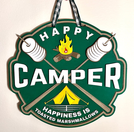 Happy Camper Sign