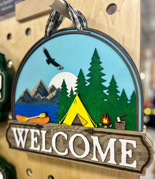 Lakeside Retreat Welcome Sign